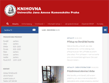 Tablet Screenshot of knihovna.ujak.cz